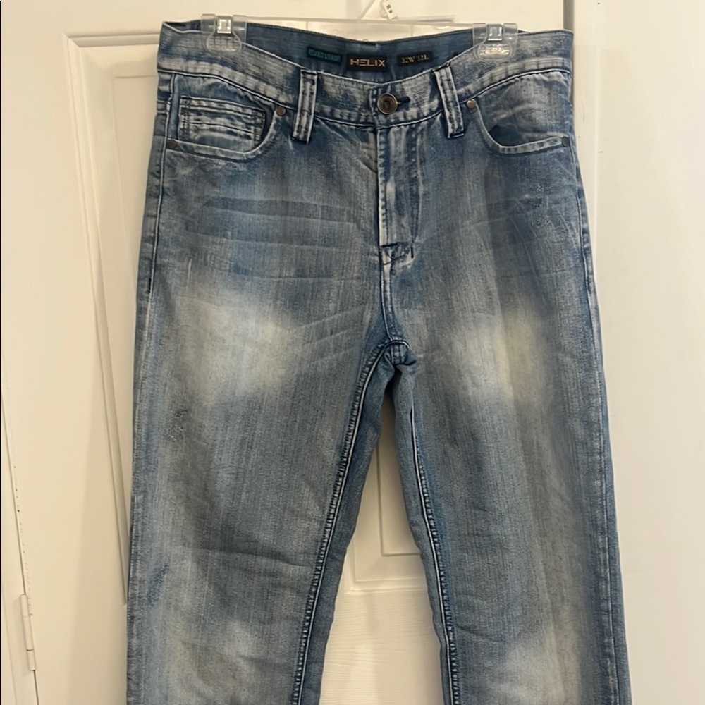 Helix Men's Light Blue jeans 👖Instinct is a virtue